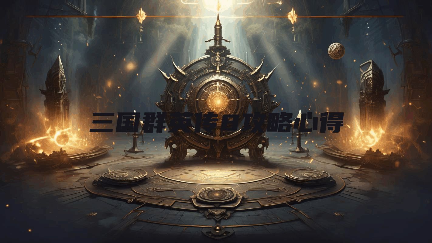 三国群英传8攻略心得