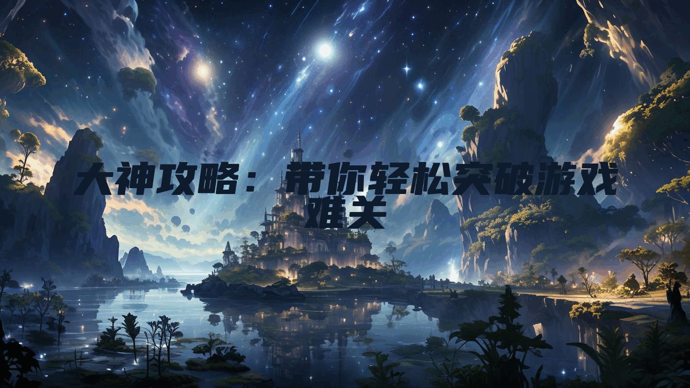 大神攻略：带你轻松突破游戏难关