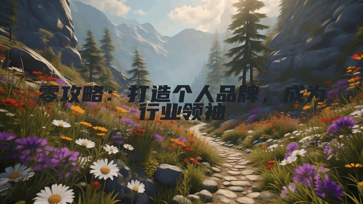 零攻略：打造个人品牌，成为行业领袖