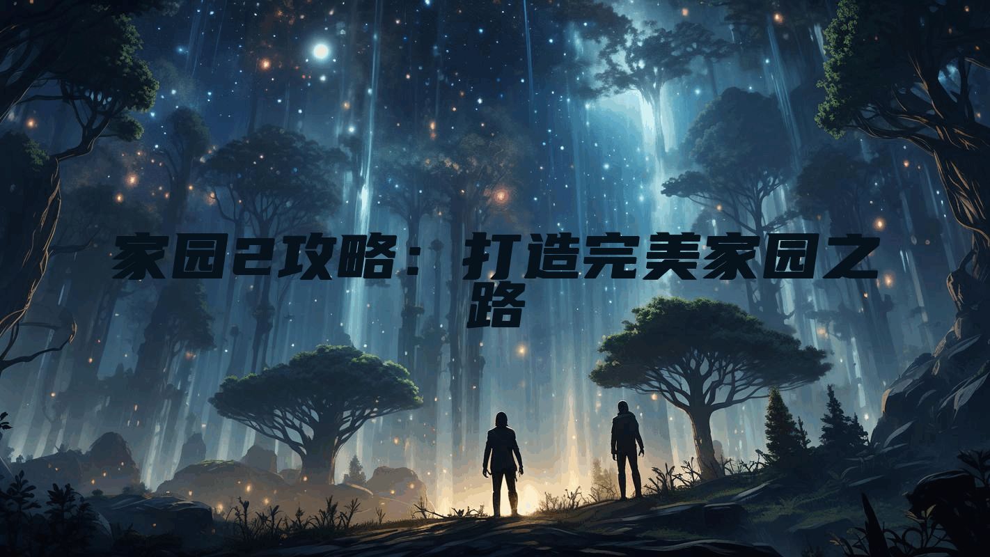 家园2攻略：打造完美家园之路