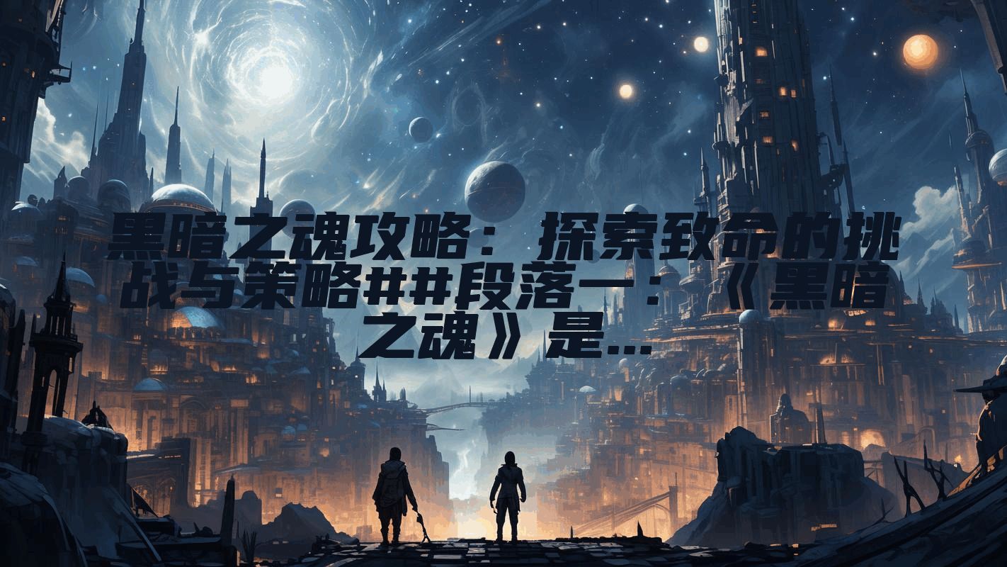 黑暗之魂攻略：探索致命的挑战与策略##段落一：《黑暗之魂》是...