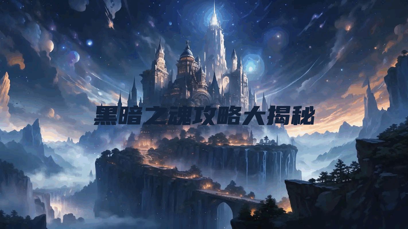 黑暗之魂攻略大揭秘