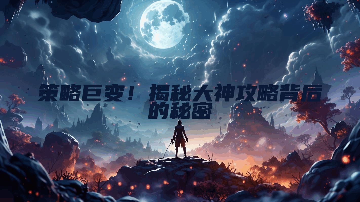 策略巨变！揭秘大神攻略背后的秘密