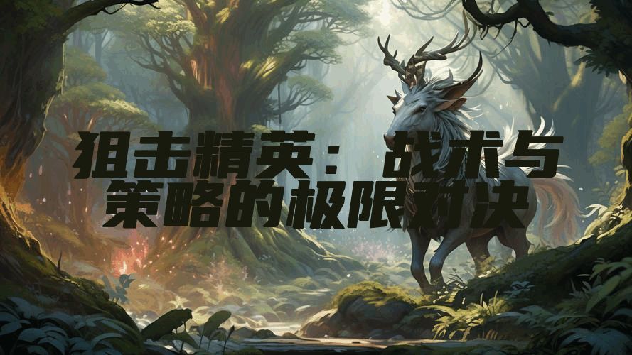 狙击精英：战术与策略的极限对决