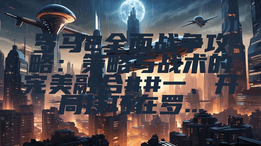 罗马2全面战争攻略：策略与战术的完美融合##一、开局技巧在罗...