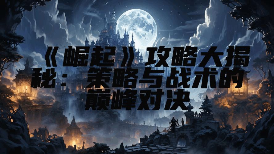 《崛起》攻略大揭秘：策略与战术的巅峰对决