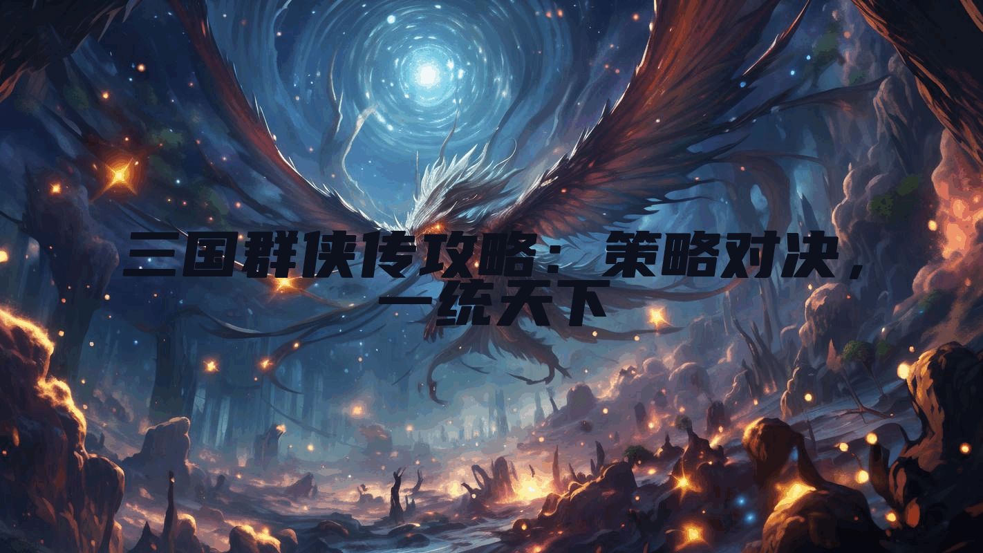 三国群侠传攻略：策略对决，一统天下