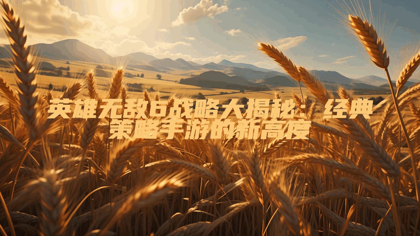 英雄无敌6战略大揭秘：经典策略手游的新高度