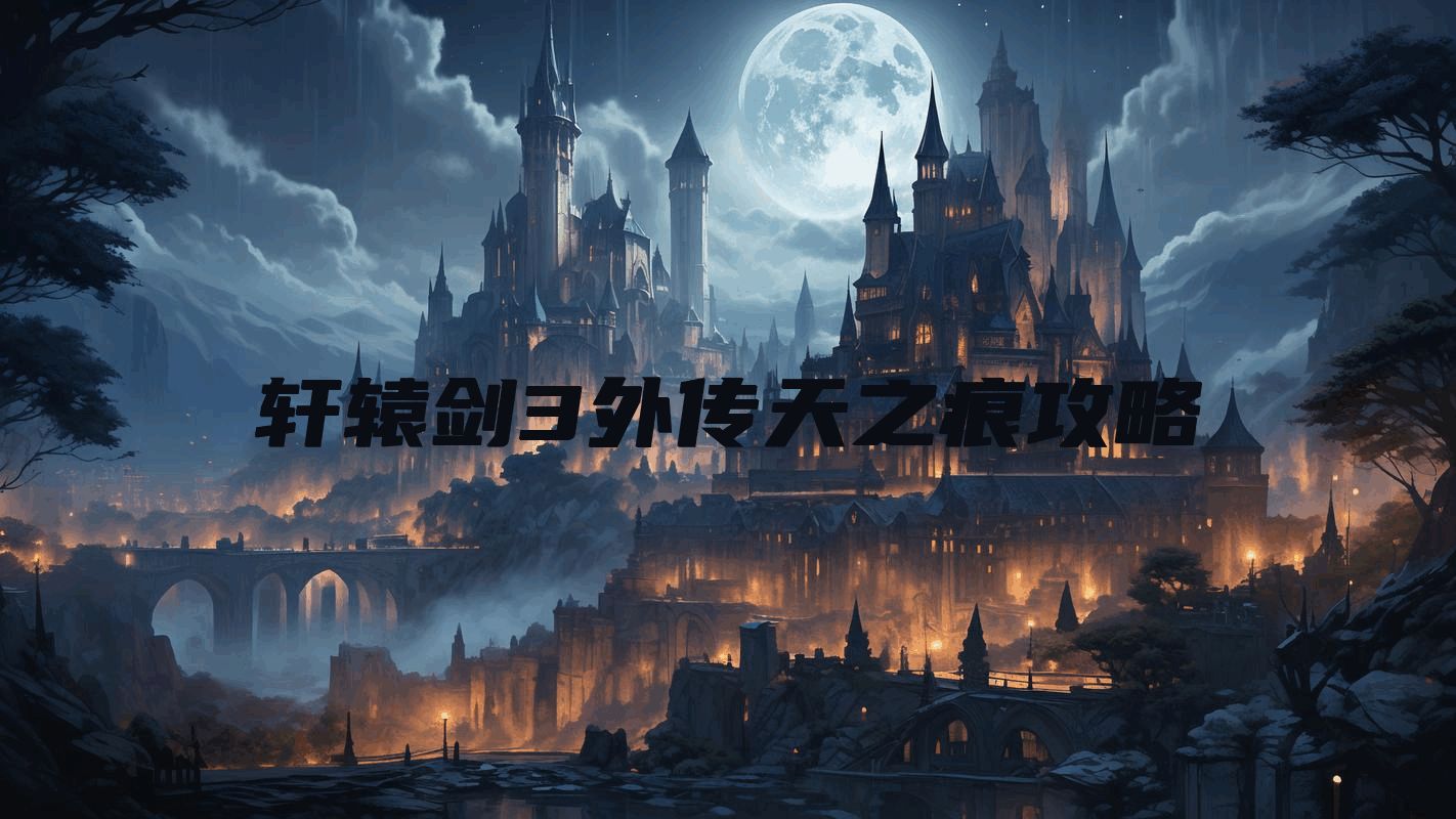 轩辕剑3外传天之痕攻略