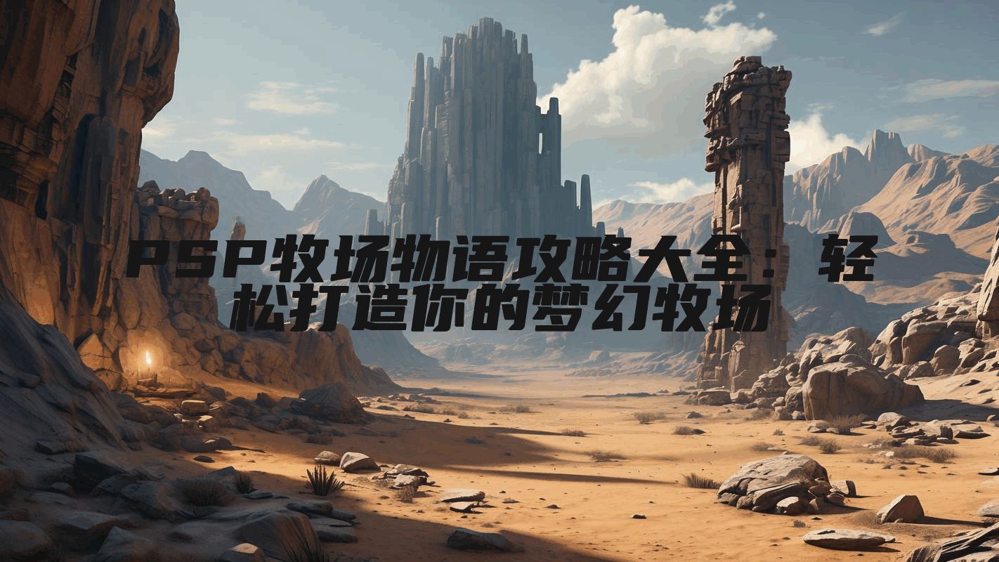 PSP牧场物语攻略大全：轻松打造你的梦幻牧场