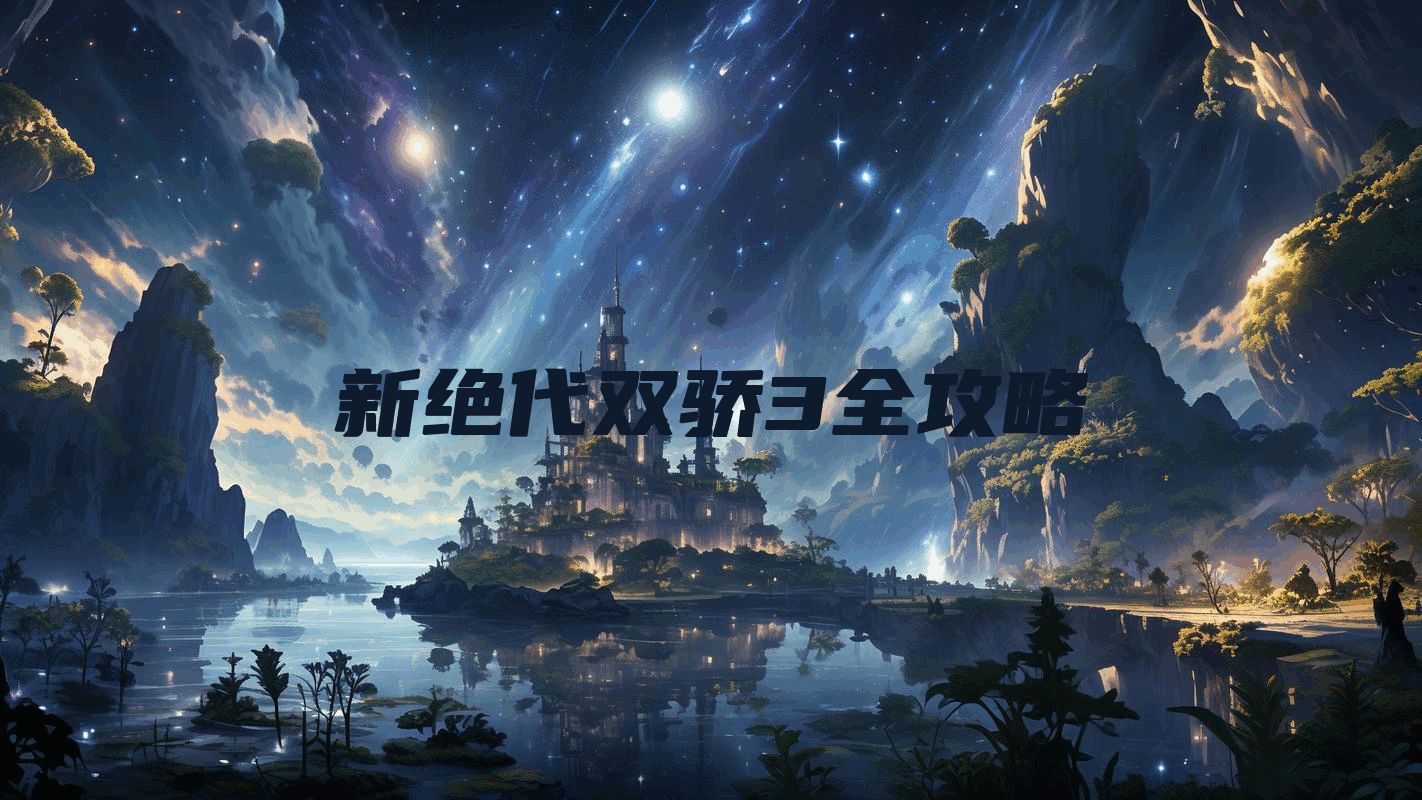 新绝代双骄3全攻略
