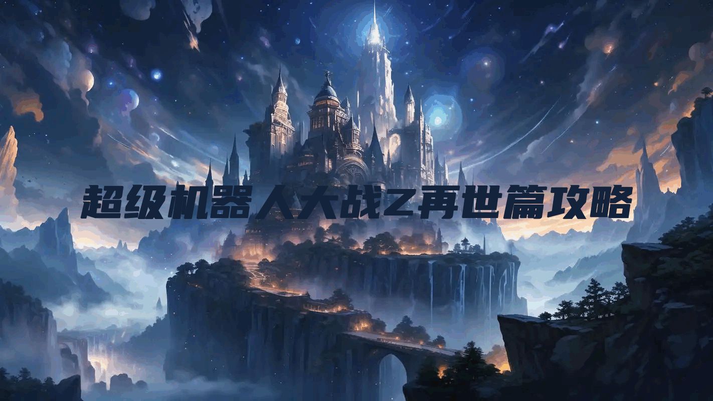 超级机器人大战Z再世篇攻略