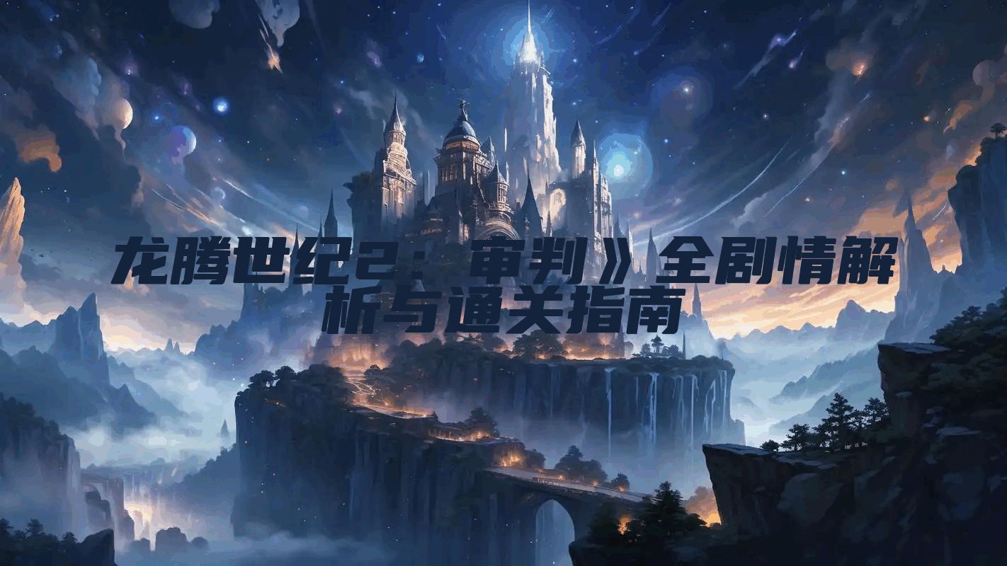龙腾世纪2：审判》全剧情解析与通关指南