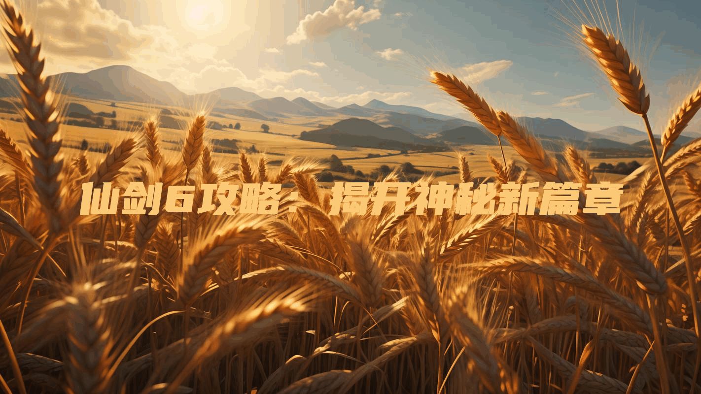 仙剑6攻略：揭开神秘新篇章