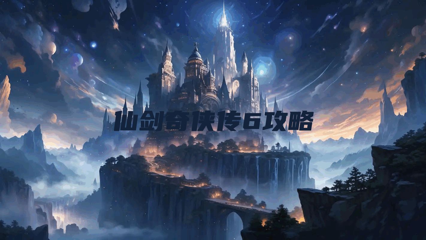 仙剑奇侠传6攻略