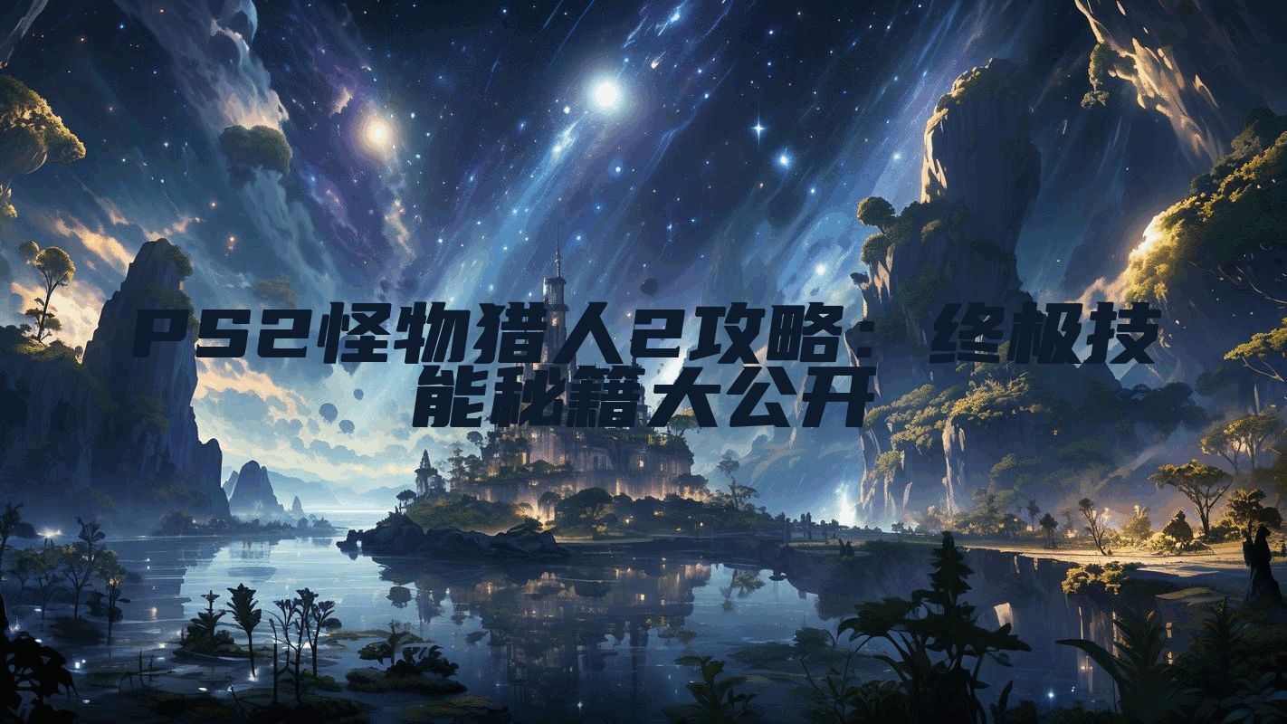 PS2怪物猎人2攻略：终极技能秘籍大公开