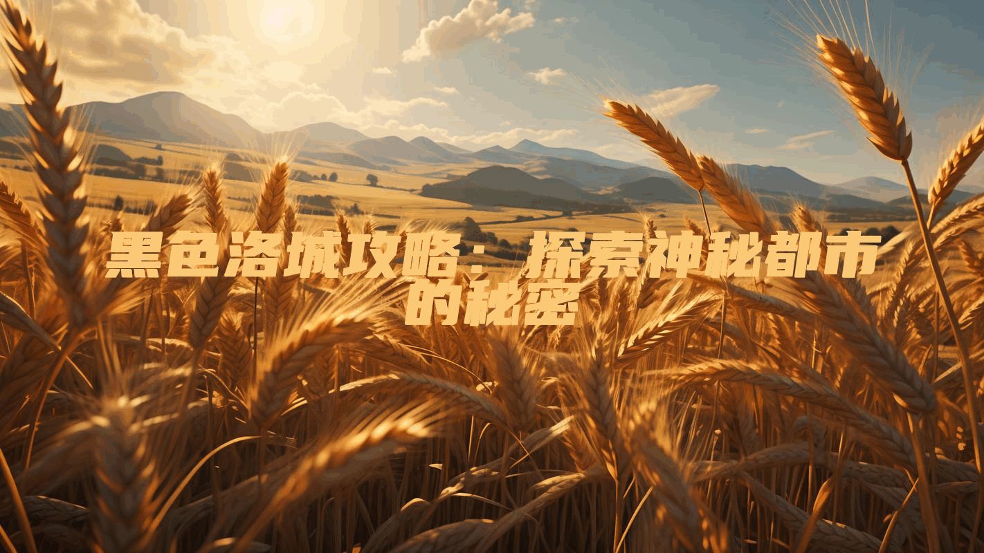 黑色洛城攻略：探索神秘都市的秘密