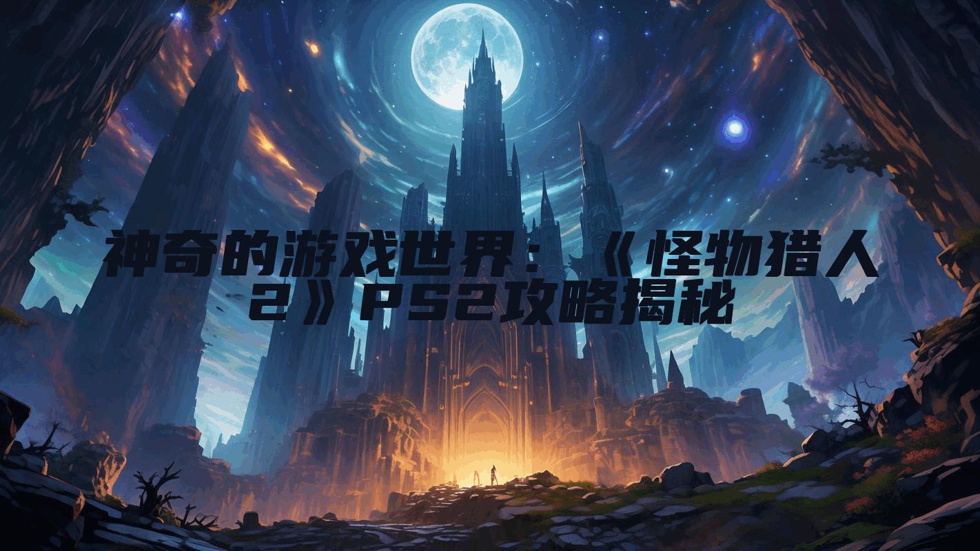 神奇的游戏世界:《怪物猎人2》PS2攻略揭秘