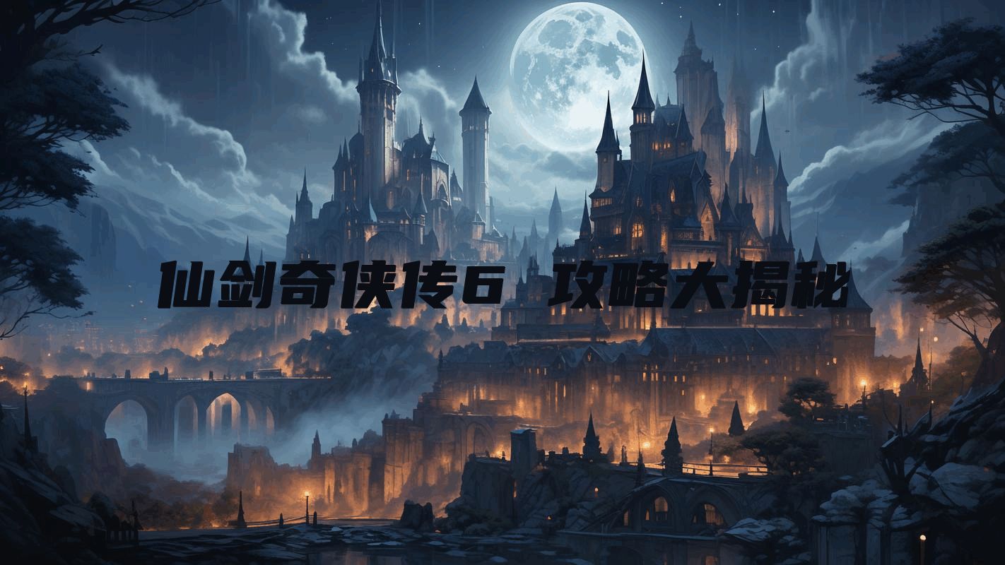 仙剑奇侠传6 攻略大揭秘